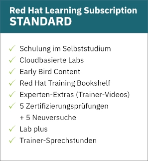 Red Hat Learning Subscription Standard